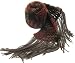 Handmade Ultra Lightweight Acrylic Scarf in Nebraska Autumn Colors (Smart Gift Idea for Men/teens/one-of-a-kind)