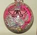 AEROSMITH Rockin' PINK Christmas Glass Ornament