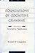 Foundations of Cognitive Grammar: Volume II: Descriptive Application