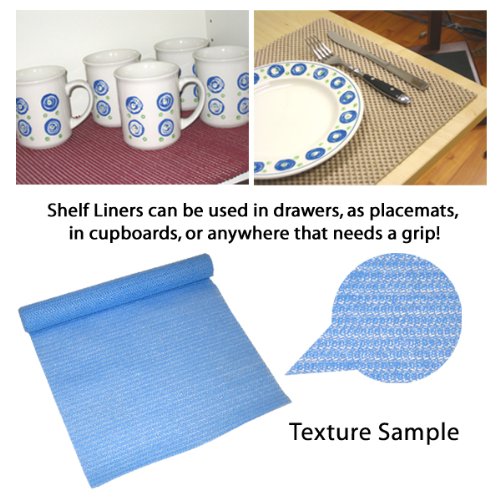 4 Pack 1300 Series Shelf Liner Blue