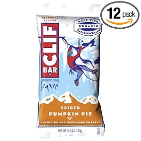 Clif Bar Nutrition Bars, Spiced Pumpkin Pie, 2.4-Ounce Bars (Pack of 12)