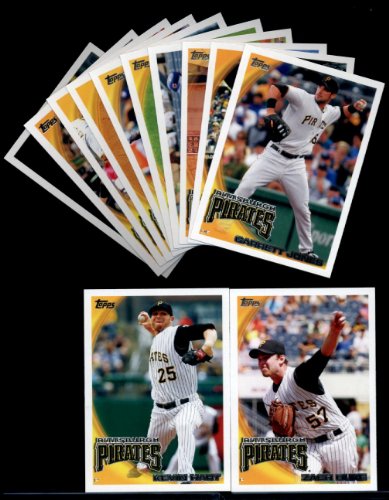 2010 Topps Baseball Cards Complete TEAM SET: Pittsburgh Pirates (Series 1 & 2) 20 Cards including Pearce, Milledge, Duke, Jones, McCutchen, Walker, Diaz & more!