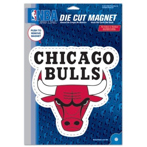 Chicago Bulls Die Cut Magnet