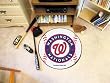 Washington Nationals 29" Round Baseball Floor Mat (Rug)