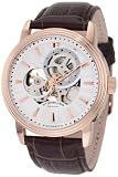 Stuhrling Original Men's 1076.3345K2 Classic Delphi Acheron Automatic Skeleton Brown Watch