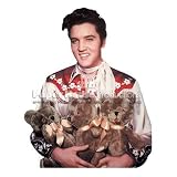 Elvis Notecard Teddy Bear