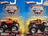Hot Wheels Monster Jam 2 Popular Trucks: El Toro & Backdraft 1/64