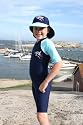 Platypus UV50+ sunsuit navy/sky