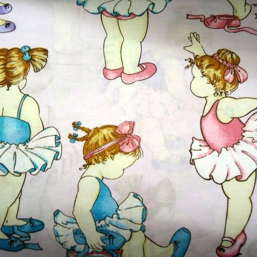Picture of Cozy SheetWorld Fitted Pack N Play (Graco Square Playard) Sheet - Baby Ballerina - Made In USA PP3636-W669 (Playard Bedding)