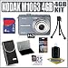 Kodak EasyShare M1063 10.3MP Digital Camera (Blue) + 4GB Accessory Kit