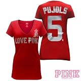 Los Angeles Angels of Anaheim Victoria's Secret PINK&Atilde;&macr;&Acirc;&iquest;&Acirc;&frac12; Player Tee