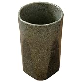 現代の名工  ｢石山人｣ 作 タンブラー  (石づくり)  ロックをロック(岩)で・・・