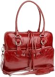 Latico Bettina Grand Square Tote,Red,one size