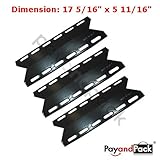 PayandPack 17 5/16' x 5 11/16' MBP 92341 BBQ Barbeque Barbecue Replacement Gas Grill Porcelain Steel Heat Plate Shield Tent Diffuser Deflector for Charmglow, Nexgrill, Perfect Flame, Perfect Glo, Lowes Model Grills OEM / ODM