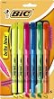 BIC Brite Liner Highlighters, Chisel Tip, Assorted, 6 Highlighters (12 Packages of 6 Highlighters)