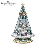 Thomas Kinkade Victorian Memories Musical Tabletop Christmas Tree by The Bradford Exchange
