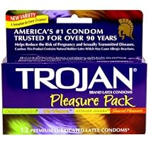 Trojan Pleasure Pack: 12-Pack of Condoms