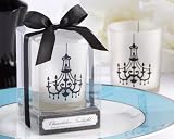 Chandelier Frosted-Glass Tealight Holder - 6 Sets of 4