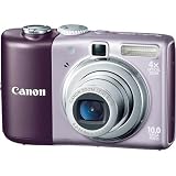 Canon Powershot A1000IS 10MP Digital Camera with 4x Optical Image Stabilized Zoom (Purple)