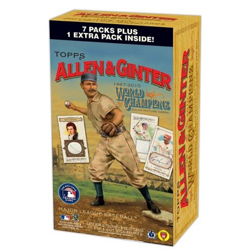Topps 2010 Allen And Ginter MLB Blaster (8 Packs)