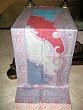 Women's Wrap-elegant Silver & Red Reversible Paisley Pashmina Shawl Wrap 80x 30 Free Shipping