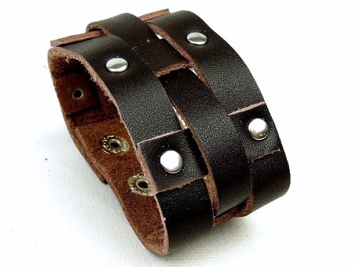 NICK AND BEN CLUB LEDERARMBAND MIT NIETEN NEU!!! / K213