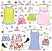 RoomMates RMK1389SLG Dress Up Peel & Stick Wall Decal MegaPack