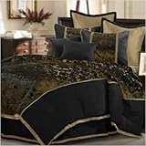 Veratex Venzato 447143 Comforter California King 8 Piece Set - Black