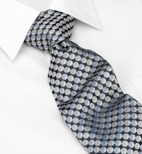 Woven Silk Mudcake Spot Tie
