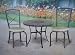 NEW MOSAIC EFFECT FAUX STONE GARDEN PATIO BISTRO TABLE