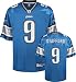 Matthew Stafford Youth Jersey: Reebok Blue Replica #9 Detroit Lions Jersey - Small (8)