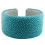 Women's Stingray Cuff in Turquoise, 6.5"