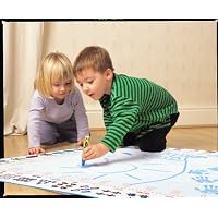 baby playing on playmat
