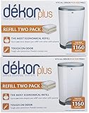 Diaper Dekor Plus Refill - 2 ct - 2 pk