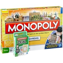 Monopoly A0385350 - Banking Geschenkpaket inkl. Reisespiel Monopoly Deal