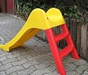 Tolle bunte Kinderrutsche, für draußen und drinnen, Kinder Rutsche 130x70, 36961