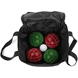 Trademark Games 9 Piece Bocce Ball Set with Easy Nylon Carry Case