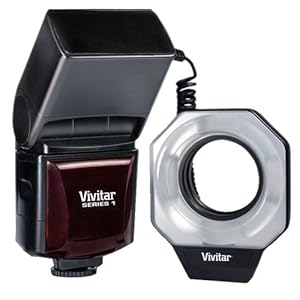 Vivitar Dedicated Digital Macro Ring Flash for Nikon Cameras