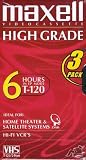 Maxell Video VHS HGX T120 (3-Pack)