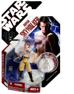 Star Wars Saga 2008 30th Anniversary Wave 1 Action Figure Anakin Skywalker with Tattoos