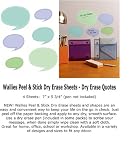 Wallpaper Patton Wallcovering Wallies Chalkboard and Dry Erase Dry Erase Quotes 13635