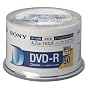 SONY DVD-R �f�[�^�p 4.7GB 16�{�� 50���X�s���h���P�[�X �z���C�g�v�����^�u�� 50DMR47HPHG