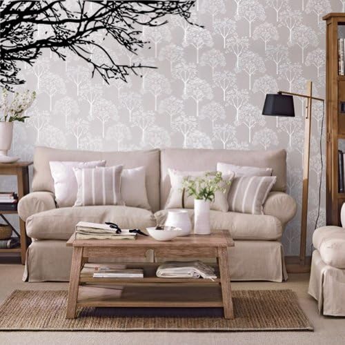 Black Tree Top Branch Removable Wall Art Sticker Vinyl Decal Mural Home Decor Sitting Room DIY Art Decals