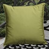 Sunbrella 20 Outdoor Throw Pillows in Lime Green (Set of 2)Cushion-KG-P0301