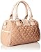 MG Collection Karasi Diamond Quilted Bowling Shoulder Bag