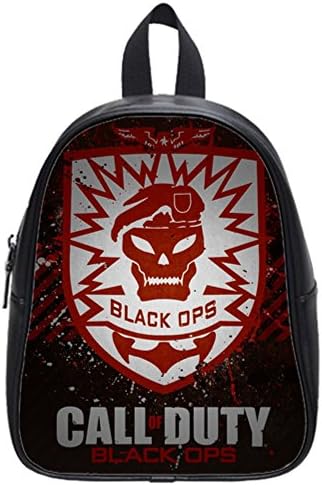 YBBG Call of Duty Black Ops Custom Kid's School Bag cute backpacks Black Large