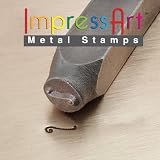 ImpressArt, Metal Jewelry Design Stamp, Flourish E, 6mm