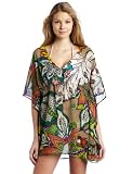 Echo Design Women's Island Floral Butterfly Shawl