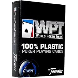 Fournier WPT Poker Size Jumbo Index Playing Cards (Blue)