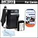Extended Life Replacement Battery Pack 2600MAH For Canon LP-E6 For the Canon EOS 7D Canon 60D SLR Digital Camera + Battery Charger + Free Pack Of Screen Protectors + ButterflyPhoto MicroFiber Cloth .Made with Info-Chip, Fully Compatible, Shows time on LCD